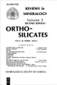 Orthosilicates by Roger G. Burns 9780939950133