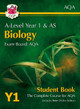 A-Level Biology for AQA: Year 1 & AS Student Book with Online Edition by CGP Books