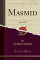Masmid: June, 1941 (Classic Reprint) by Yeshiva College 9780259882367