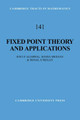 Fixed Point Theory and Applications by Ravi P. Agarwal 9780521104197