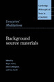 Descartes' Meditations: Background Source Materials by Rene Descartes 9780521485791