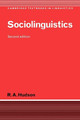 Sociolinguistics by R. A. Hudson 9780521565141