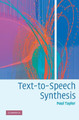 Text-to-Speech Synthesis by Paul Taylor 9780521899277