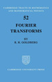 Fourier Transforms by Richard Robinson Goldberg 9780521095556