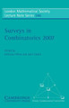 Surveys in Combinatorics 2007 by Anthony Hilton 9780521698238