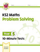 KS2 Year 5 Maths 10-Minute Tests: Problem Solving CGP Books 9781789086485