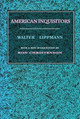 American Inquisitors Walter Lippmann 9781560006350