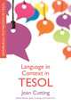 Language in Context in TESOL by Joan Cutting 9780748642816