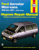Ford Aerostar Mini-Vans (86 - 97) by Larry Warren