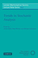 Trends in Stochastic Analysis by Jochen Blath