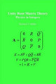 Unity Root Matrix Theory: Physics In Integers by Richard  Miller 9781844269747