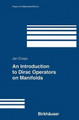 An Introduction to Dirac Operators on Manifolds by Jan Cnops 9781461265962
