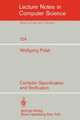 Compiler Specification and Verification by W. Polak 9783540108863