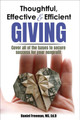 Thoughtful, Effective AND Efficient Giving by Daniel Freeman 9798765753170