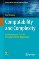 Computability and Complexity: Foundations and Tools for Pursuing Scientific Applications by Rod Downey 9783031537431