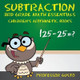 Subtraction 3rd Grade Math Essentials Children's Arithmetic Books by Professor Gusto 9781683219460