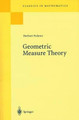 Geometric Measure Theory by Herbert Federer 9783540606567
