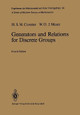 Generators and Relations for Discrete Groups by Harold S. M. Coxeter 9783662219454
