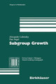Subgroup Growth by Alexander Lubotzky 9783034898461