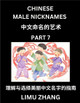 Chinese Male Nicknames (Part 7)- Find Perfect Names for Babies, Young, Teens, Adults, Discover Mandarin Chinese Language, Culture, Pinyin, English, Characters with a Book Series on Chinese Names for Boys by Limu Zhang 9798887546124