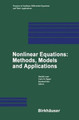 Nonlinear Equations: Methods, Models and Applications by Daniela Lupo 9783034894340