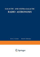 Galactic and Extra-Galactic Radio Astronomy by Gerrit L. Verschuur 9781468462425