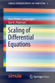 Scaling of Differential Equations by Hans Petter Langtangen 9783319327259