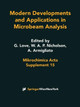 Modern Developments and Applications in Microbeam Analysis by G. Love 9783211831069