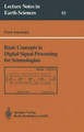 Basic Concepts in Digital Signal Processing for Seismologists by Frank Scherbaum 9783540579731