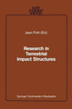 Research in Terrestrial Impact Structures by Jean Pohl 9783663018919