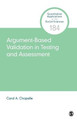 Argument-Based Validation in Testing and Assessment by Carol A. Chapelle