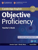 Objective Proficiency Teacher's Book by Annette Capel 9781107670563
