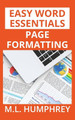Page Formatting by M L Humphrey 9781950902262