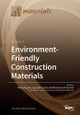 Environment-Friendly Construction Materials: Volume 3 by Shaopeng Wu 9783039210169
