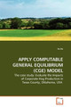 Apply Computable General Equilibrium (Cge) Model by Xe Do 9783639161427