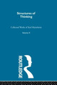 Structures Of Thinking     V10 by  9780415867917