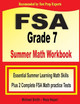 FSA Grade 7 Summer Math Workbook: Essential Summer Learning Math Skills plus Two Complete FSA Math Practice Tests by Michael Smith 9781646127979