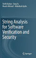 String Analysis for Software Verification and Security by Tevfik Bultan 9783319686684