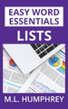 Lists by M L Humphrey 9781950902279