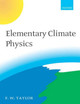 Elementary Climate Physics by Fred W. Taylor 9780198567349