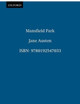 Mansfield Park by Jane Austen 9780192547033
