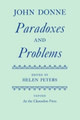 Paradoxes and Problems by John Donne 9780198127536