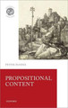 Propositional Content by Peter Hanks 9780199684892