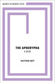 The Apocrypha: A Guide by Matthew Goff 9780190060732