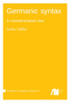 Germanic syntax by Stefan Müller 9783985540662