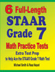 6 Full-Length STAAR Grade 7 Math Practice Tests: Extra Test Prep to Help Ace the STAAR Grade 7 Math Test by Michael Smith 9781646127467