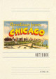 Vintage Lined Notebook Greetings from Chicago, Illinois by Found Image Press 9798385404681