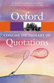 Concise Oxford Dictionary of Quotations by Susan Ratcliffe