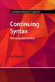 Continuing Syntax: Hierarchy and Locality by Ian Roberts 9781009291675