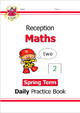 Reception Maths Daily Practice Book: Spring Term by CGP Books 9781789087598